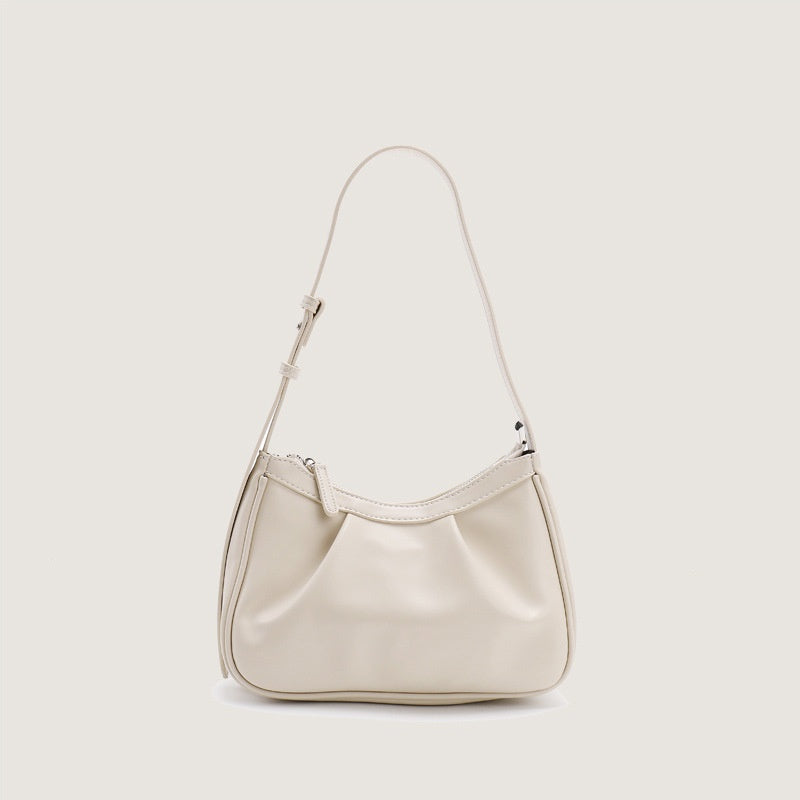 IELGY Pleated Underarm Bag Small Fresh Fashion Shoulder Cloud Bag Bagel Bag Women