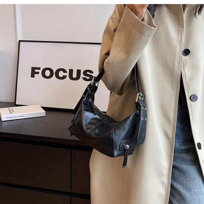 Ielgy Ladies Retro European American Sweet Cool Style One-Shoulder Underarm Bag