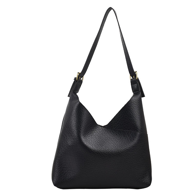 Ielgy Ladies Fashion Shoulder Tote Bag Brown