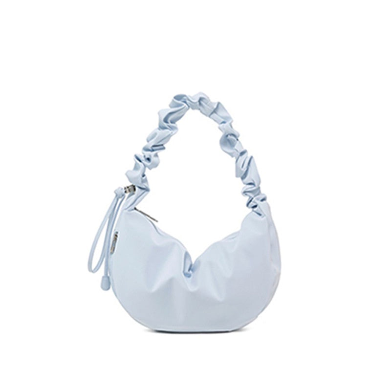 Ielgy Ladies Folded Large Capacity Commuter Shoulder Crossbody Dumpling Bag