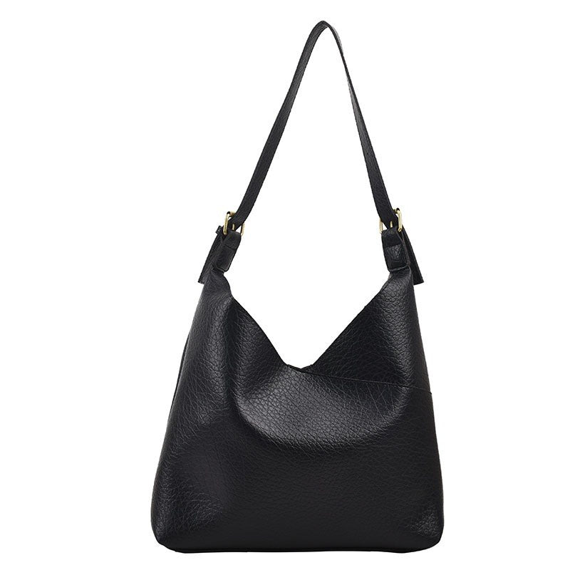 Ielgy Ladies Fashion Shoulder Tote Bag Brown