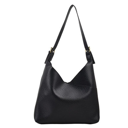 Ielgy Ladies Fashion Shoulder Tote Bag Brown