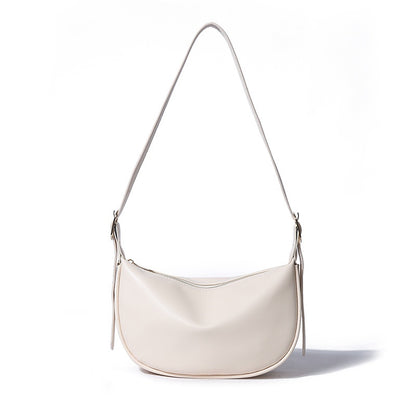 Ielgy Ladies Large-Capacity Black Dumpling Bag Fashion Large-Capacity One-Shoul