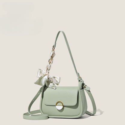 Ielgy Ladies Silk Scarf Underarm Bag Large Capacity All-Match Fashion Commuter One-Shoulder