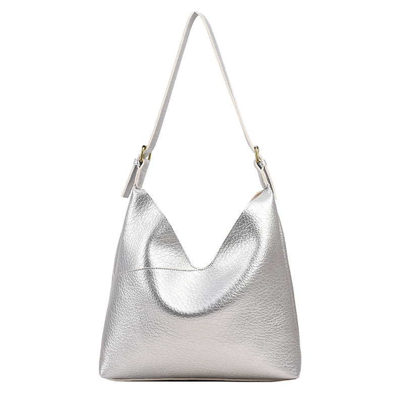 Ielgy Ladies Fashion Shoulder Tote Bag Brown