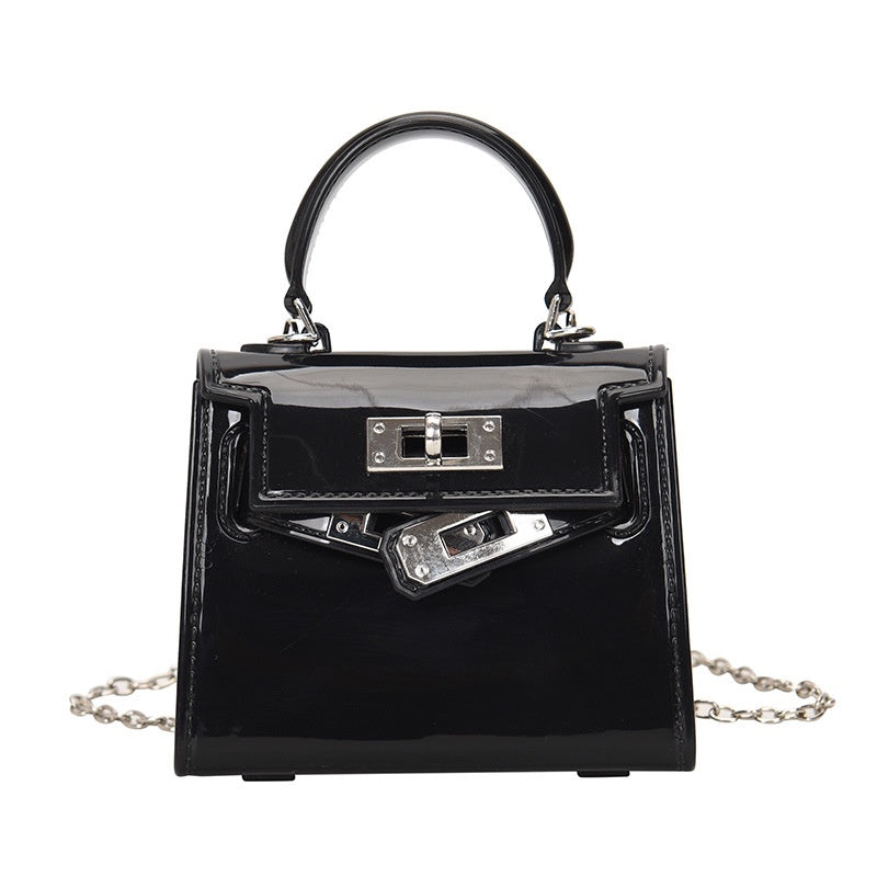 Ielgy Jelly Bag Cute mini Lipstick Bag All-Match Chain Shoulder Diagonal mini
