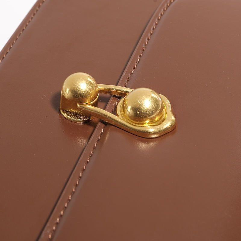 Ielgy Ladies Retro Planet Bag Underarm Small Square Bag High-End Texture Cross-Body One-Shoulder