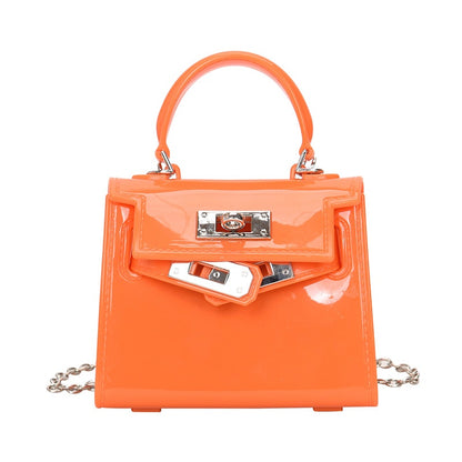 Ielgy Jelly Bag Cute mini Lipstick Bag All-Match Chain Shoulder Diagonal mini