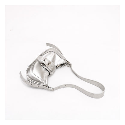 Ielgy Ladies Niche High-End Baguette Underarm Bag Fashionable All-Match Large-Capacity Commuter Shoulder Bag