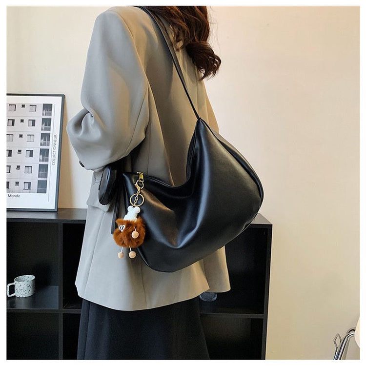 Ielgy Ladies Large-Capacity One-Shoulder Messenger Dump