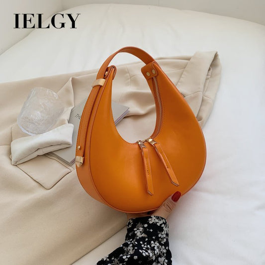 Ielgy Ladies Retro Handbag Chain Shoulder Baguette Underarm Bag