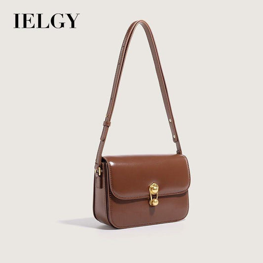 Ielgy Ladies Retro Planet Bag Underarm Small Square Bag High-End Texture Cross-Body One-Shoulder