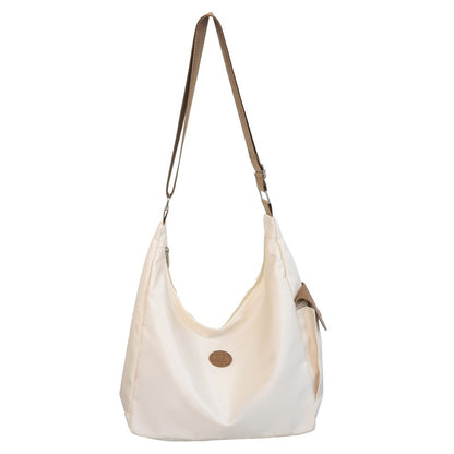 Ielgy Ladies Diagonal Shoulder Bag Nylon Large Capacity Dumpling Bag Moon Bag