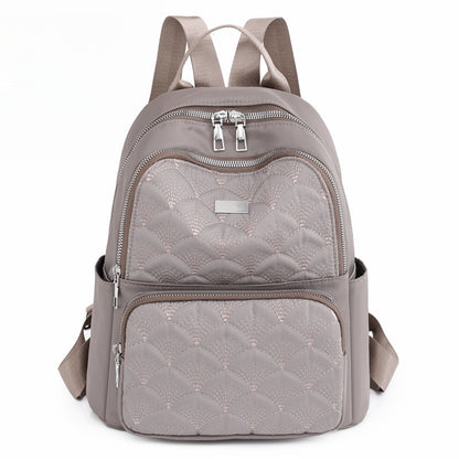 Ielgy Backpack Casual College Student Oxford Cloth Canvas Backpack