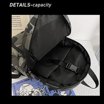 Ielgy Casual Commuter Backpack Nylon Unisex Backpack College Student School Bag