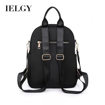 Ielgy Ladies Diamond Embroidered Thread Backpack Korean Version All-Match Large-Capacity Water-Re