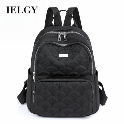Ielgy Backpack Casual College Student Oxford Cloth Canvas Backpack