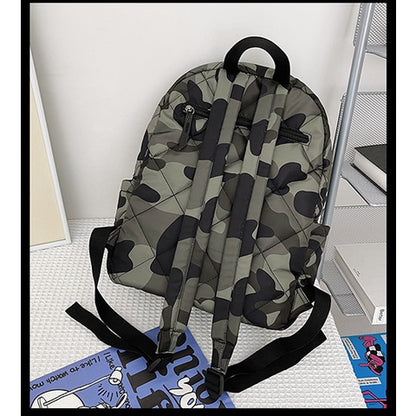 Ielgy Casual Commuter Backpack Nylon Unisex Backpack College Student School Bag