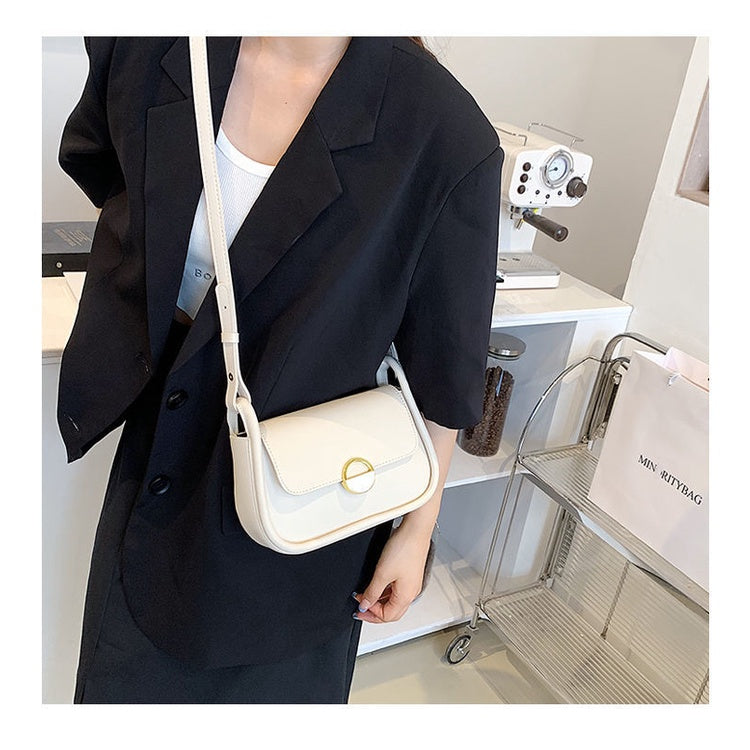 Ielgy Ladies Silk Scarf Underarm Bag Large Capacity All-Match Fashion Commuter One-Shoulder