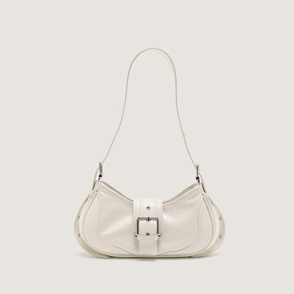 Ielgy Ladies Niche High-End Baguette Underarm Bag Fashionable All-Match Large-Capacity Commuter Shoulder Bag