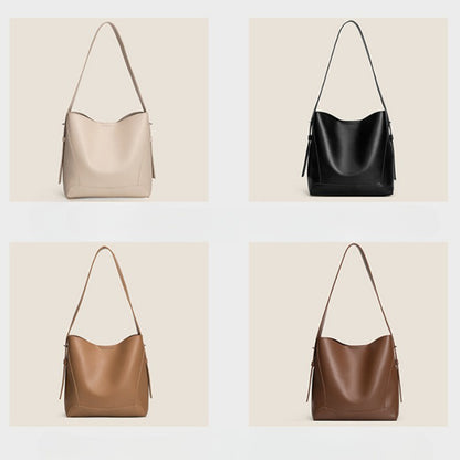 Ielgy Ladies One-Shoulder Large-Capacity Bucket Bag