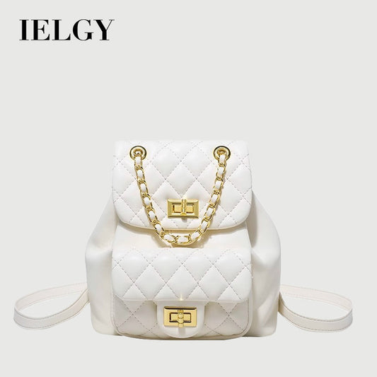 Ielgy Diamond Backpack Chain High-End Diamond Korean Version Casual Style Backpack