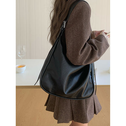 Ielgy High-End Feeling Large-Capacity Bag Retro Fashion Shoulder Bag Niche All-Match Tote Bag