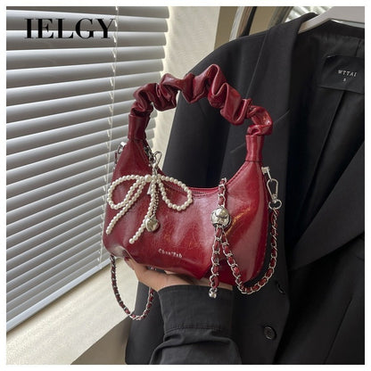 Ielgy Niche Design Cloud Bag All-Match Shoulder Armpit Bag