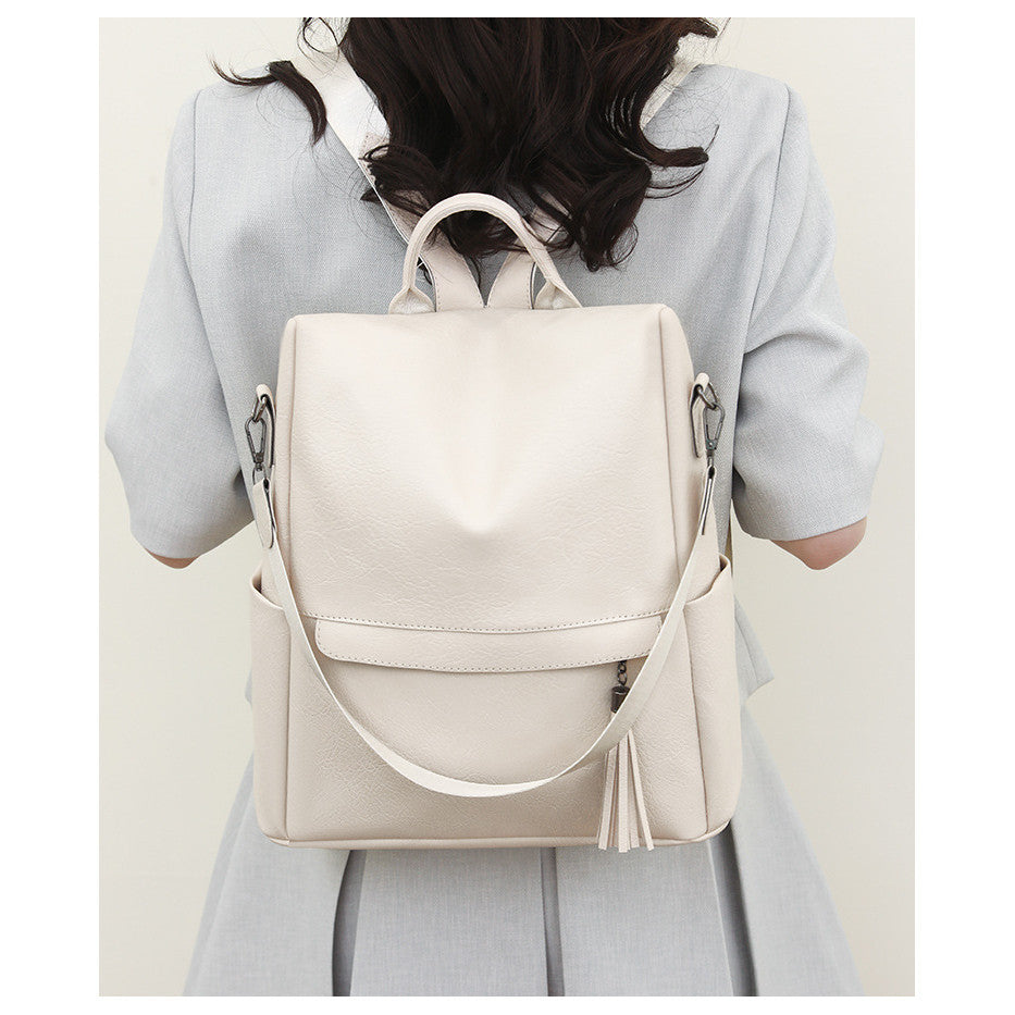 Ielgy Retro Backpack Anti-theft Backpack Large Capacity Casual Men Women Suitable Bag