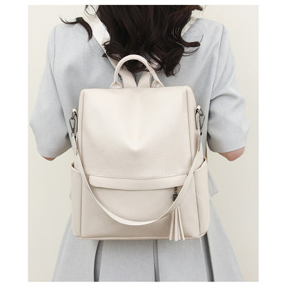 Ielgy Retro Backpack Anti-theft Backpack Large Capacity Casual Men Women Suitable Bag