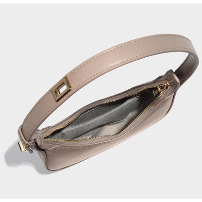 Ielgy Niche Fashionable All-Match Retro Baguette Bag High-End Sense One-Shoulder Armpit Crescent Bag