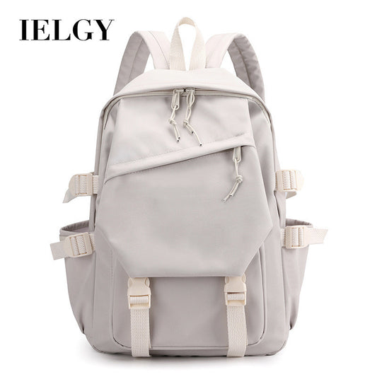 Ielgy Ladies Retro Graffiti Contrast Color Backpack Student Fresh Art Backpack