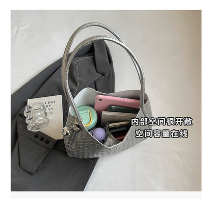 Ielgy High-End Retro Large-Capacity Bag Fashion Commuter All-Match One-Shoulder Bucket Bag