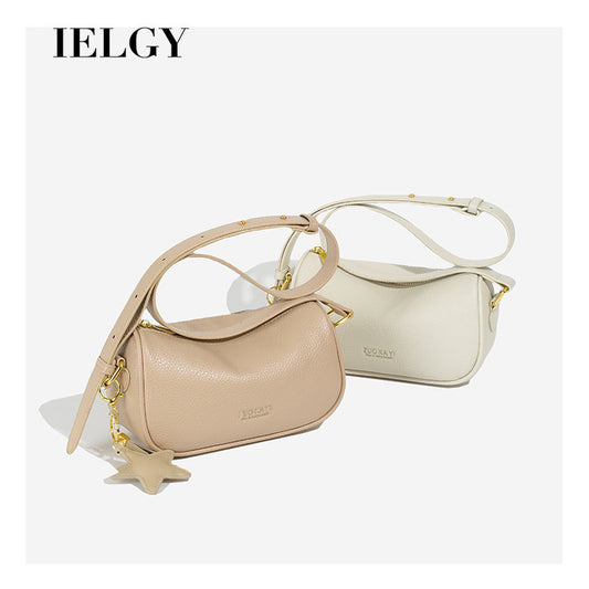 Ielgy Korean Version Casual All-Match Shoulder Female Bag Solid Color Pillow Bag Fashion Crossbody