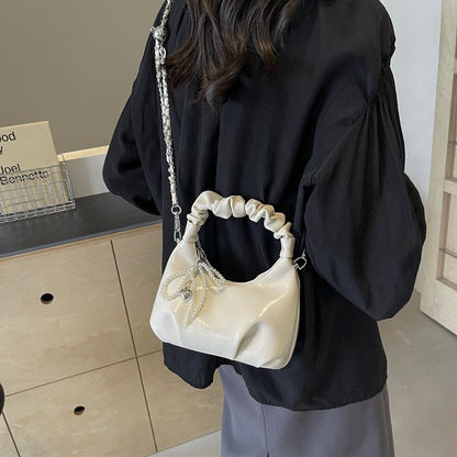 Ielgy Niche Design Cloud Bag All-Match Shoulder Armpit Bag