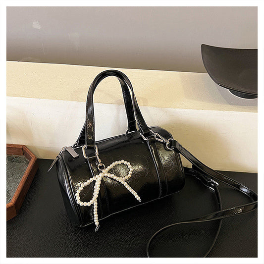 Ielgy Large-Capacity Shoulder Messenger Handbag Pillow Bag High-End Boston Bag