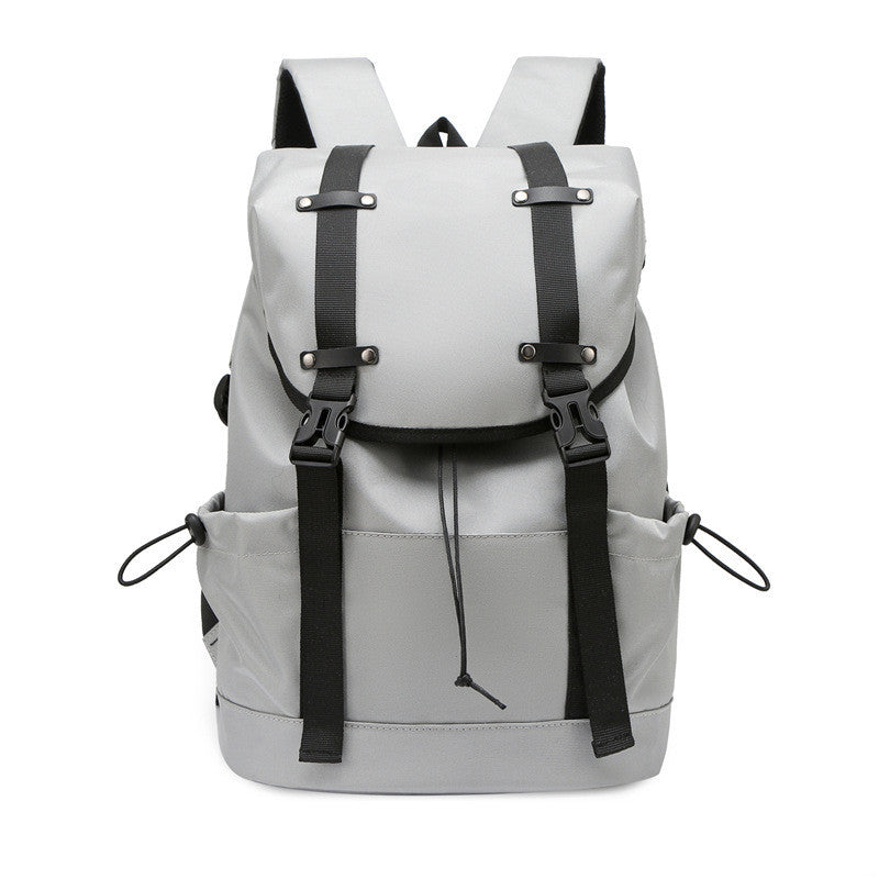 Ielgy Outdoor Trendy Fashion Schoolbag Travel Backpack College Student Men Women Casual Computer Backpack