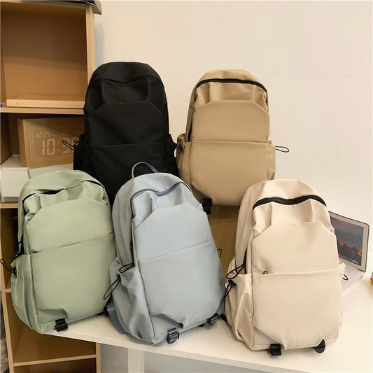 Ielgy Student Backpack Fashion Trendy Large Capacity Water Repellent Student Casual Backpack