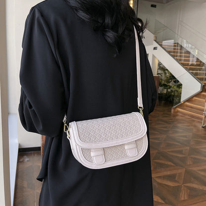 Ielgy High-End Texture Female Bag All-Match Cross-Body Western Style Super Hot Sadd