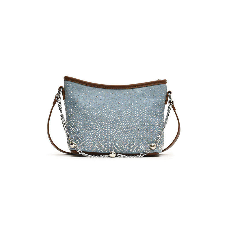 Ielgy High-End Fashionable Texture Shoulder Bag Popular Fashionable All-Match Commuter Bucket Bag