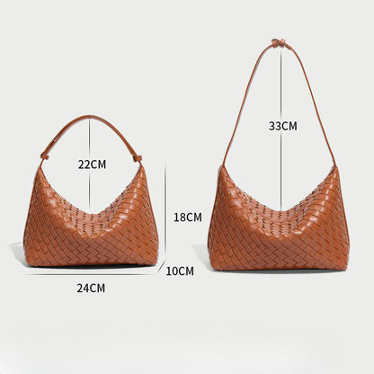 Ielgy Trendy All-Match Handbag Female Fashion Simple Niche Shoulder Armpit Bag