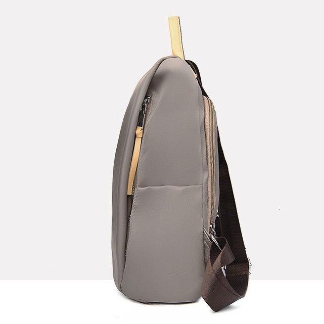 Ielgy Anti-Theft Backpack Commuter Ladies Backpack High-End Sense School Bag Oxford Cloth Waterproof Computer Bag