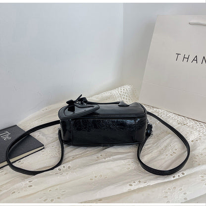 Ielgy Ladies Fashion Portable Pillow Bag Korean Version Simple All-Match One-Shoulder Trendy Casual Messenger Bag