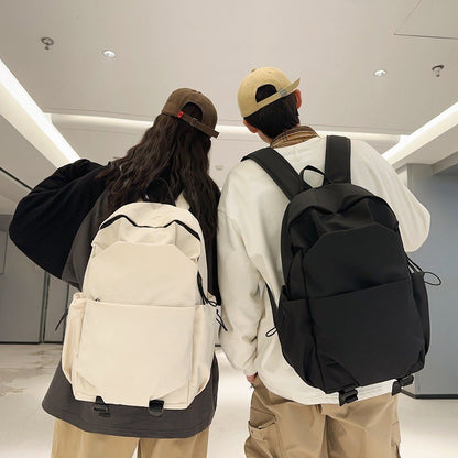 Ielgy Student Backpack Fashion Trendy Large Capacity Water Repellent Student Casual Backpack