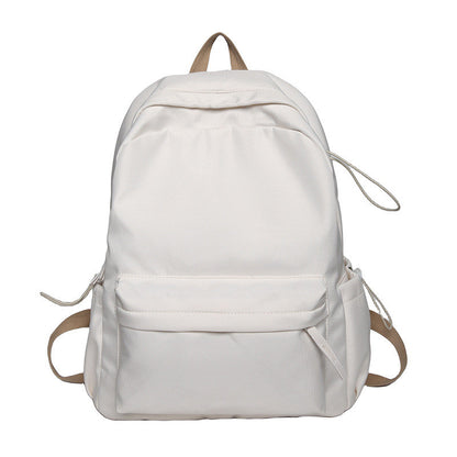 Ielgy Large-Capacity Backpack Student All-Match Schoolbag Commuter Outing Travel Commuter Backpack