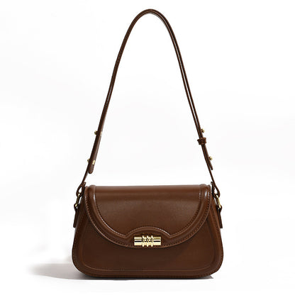 Ielgy Ladies Black Trendy Fashion Small Square Bag All-Match Casual Fashion Trendy Messenger Bag