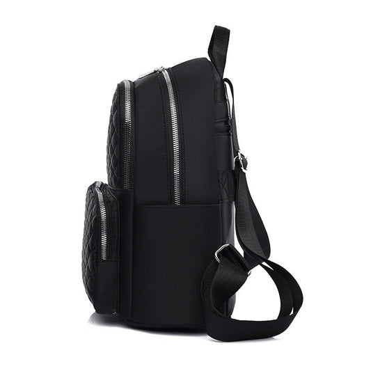 Ielgy Casual Ladies Oxford Backpack Fashion Diamond Embroidery Thread Large Capacity Travel Backpack