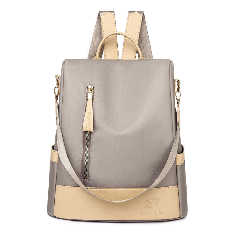 Ielgy Ladies Casual Backpack Fashion Oxford Anti-theft Travel Backpack