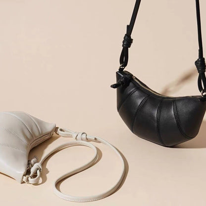 Ielgy Retro Niche Croissant All-Match Dumpling Bag Fashion One-Shoulder Messenger Baguette Female Bag