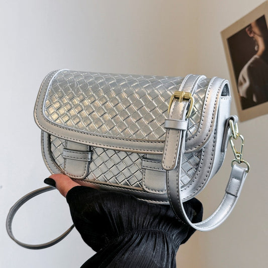 Ielgy High-End Texture Female Bag All-Match Cross-Body Western Style Super Hot Sadd